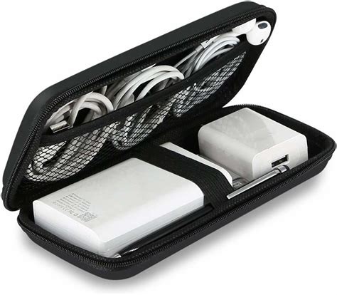 electronics bag for travel|small travel electronics cable organizer.